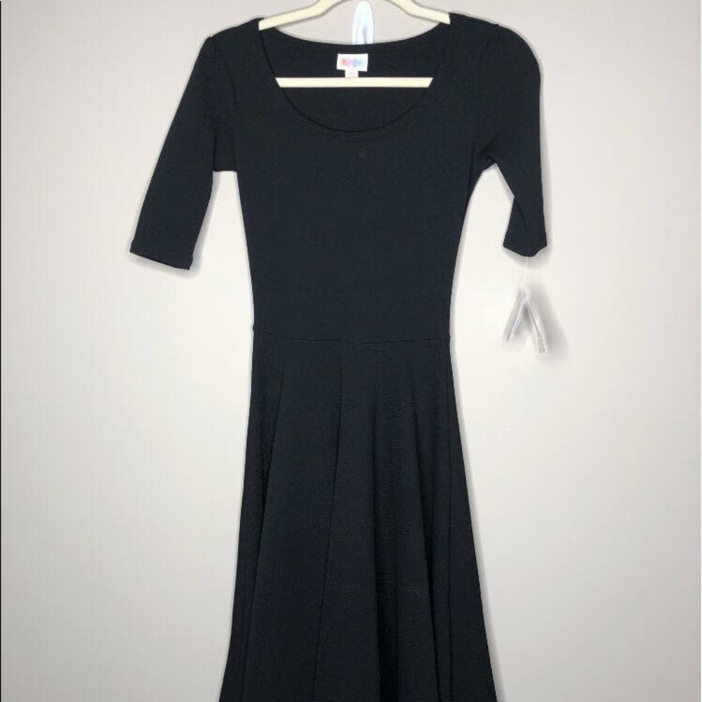 XXS LuLaRoe BLACK Nicole Dress